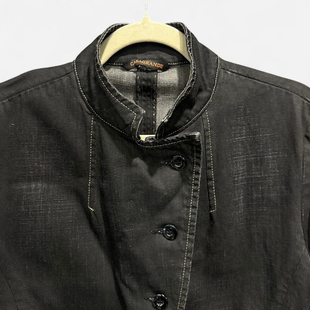 Y2K Casagrande Cotton Jacket Large 90s Minimalist French Utility Style - Picture 7 of 12